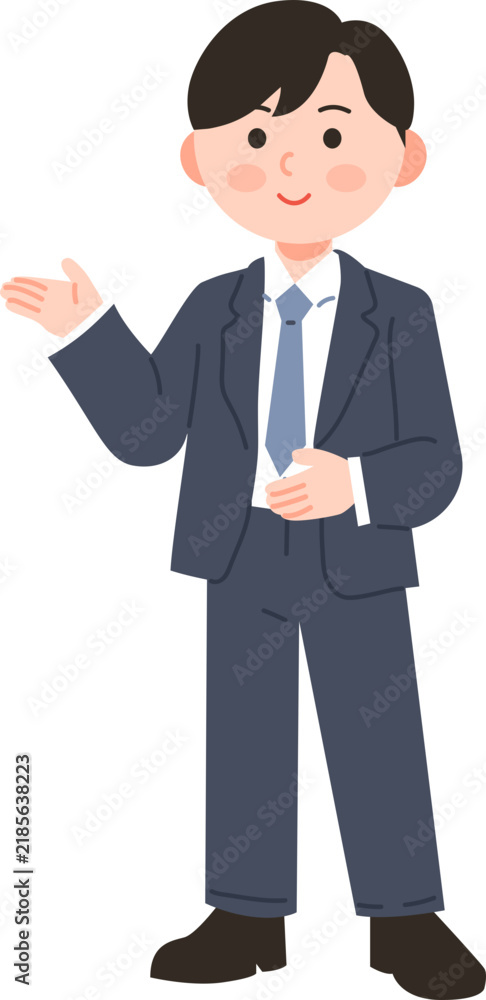Obraz premium business character