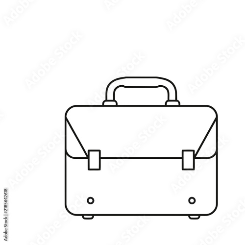 Outline of a briefcase