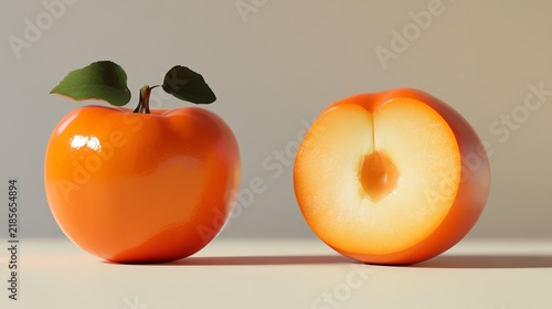 Fresh Orange Half Cut