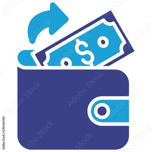 Canvas Print Expense Icon