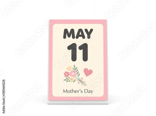 Cute May 11 Card For Mothers Day Pink Frame