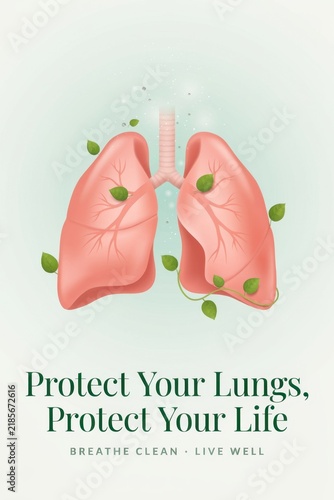 Protect lungs and overall health through clean air and a healthy lifestyle choices