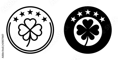 Фотография Lucky Clover Badges, St