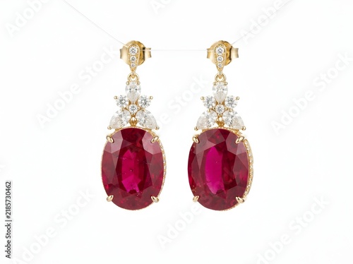 Elegant rich jewelry isolated