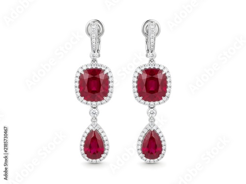 Elegant rich jewelry isolated