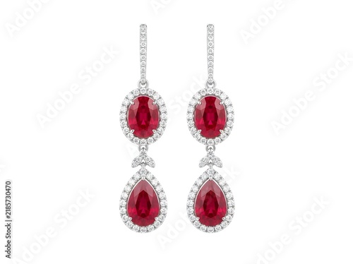 Elegant rich jewelry isolated