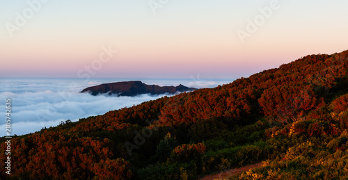 Obraz na plátně Bica da Cana viewpoint in Madeira, Portugal