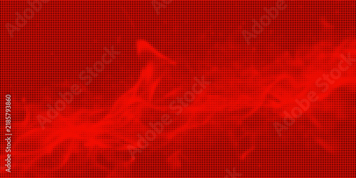 Red Halftone Organic Abstract Background