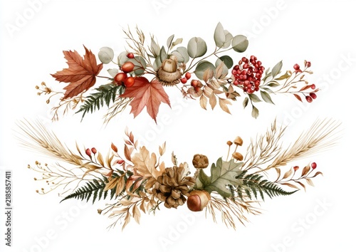 Beautiful autumn floral arrangement showcasing nature's vibrant colors