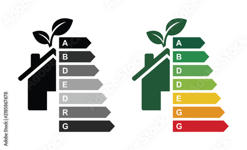 Energy efficiency rating for sustainable eco-friendly homes