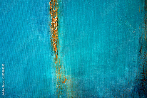 Obraz na płótnie Light beige abstract canvas with barely visible stains and delicate surface grai