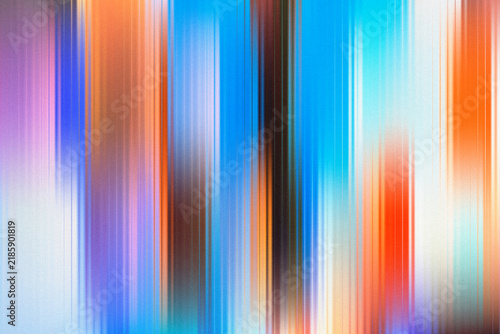 Rippled glass effect background with grainy texture. Striped gradient wallpaper. Vertical lines backdrop. Organic colors, noisy texture, natural, contemporary aesthetic design.