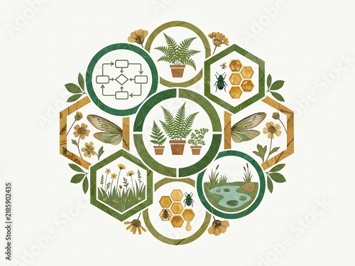 Sustainable business strategy focusing on native plants insects and habitat conservation efforts
