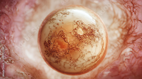 Cellular Embryo in Uterine Environment