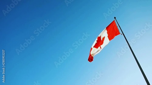 red and white flags