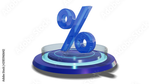 3D Modern Tech Ring Stage Podium Pedestal Platform Display Showcase Presentation for Tech Percent Product