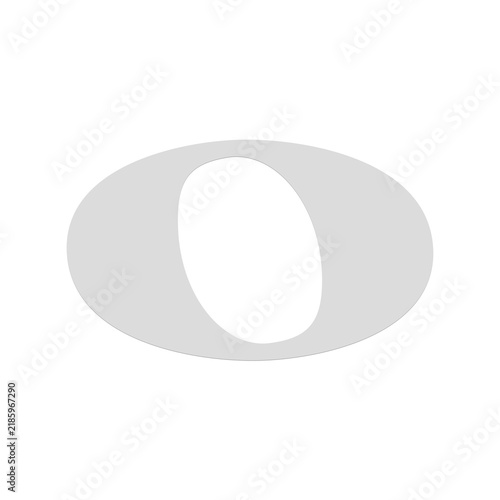 Konstfotografi Musical whole note symbol white isolated on transparent grid background representing musical notation and silence in composition