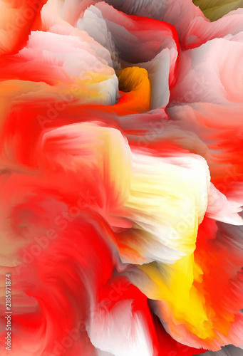 Abstract fantasy background. 3d illustration