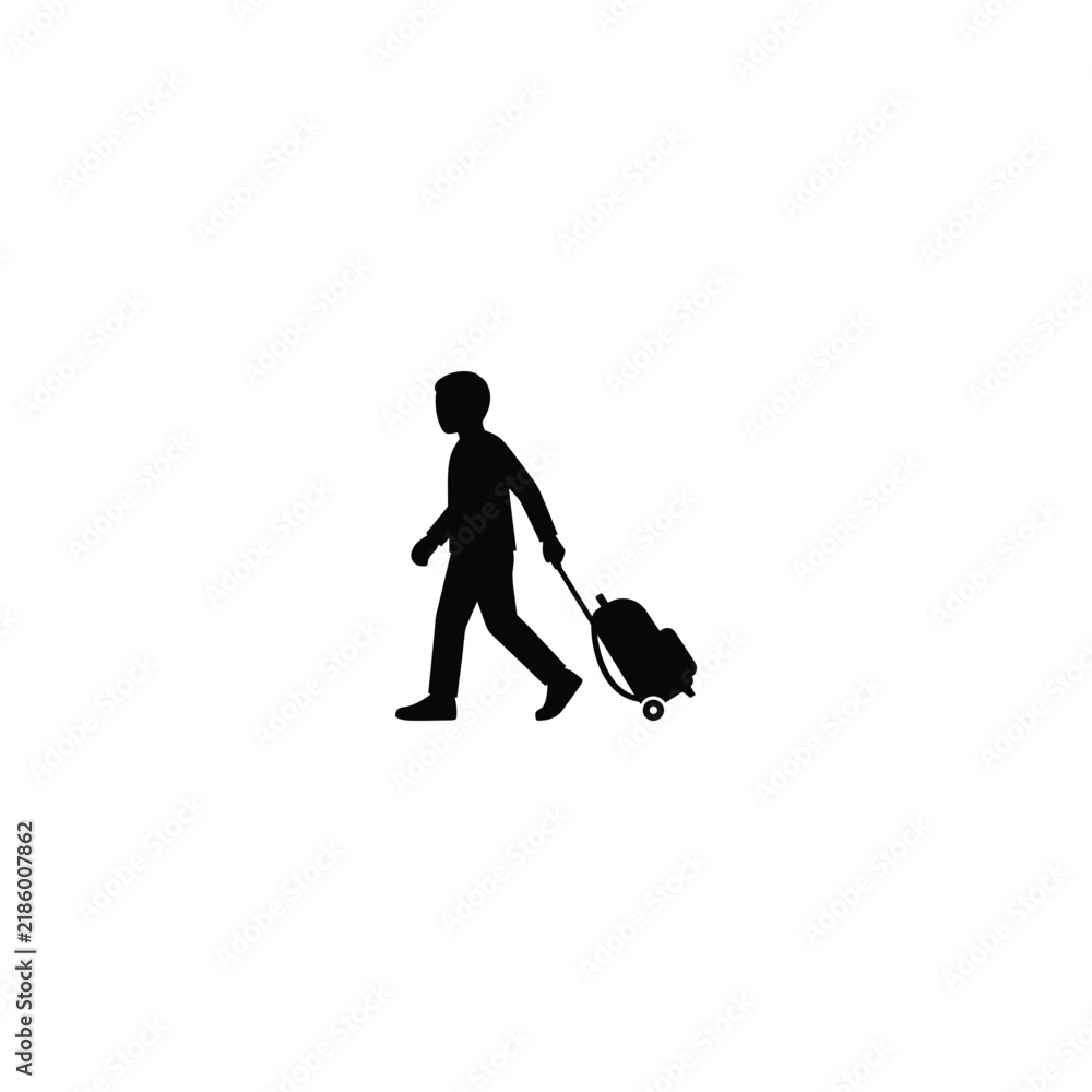 Fototapeta premium Flat Silhouette Vector Illustrations of Students Studying, Science Lab, Playing Chess, Music, Bus, Reading, Painting, Teacher and Back to School Elements