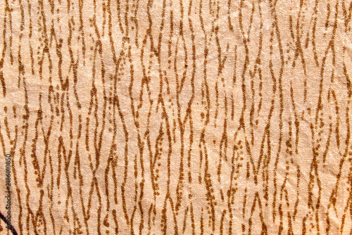 Fotografía Eco Friendly Hemp Fabric Texture Background with Organic Brown Vertical Guarante