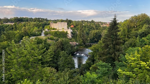 Canvastavla Scenic views of Slunj, Croatia