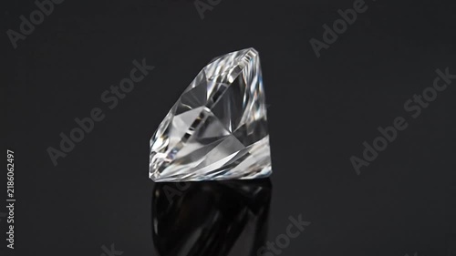 Sparkling Diamond Close-Up - A Glimpse of Timeless Elegance and Brilliance.