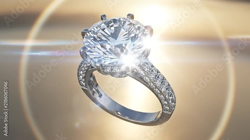 Sparkling Diamond Ring - A Symbol of Luxury and Elegance.