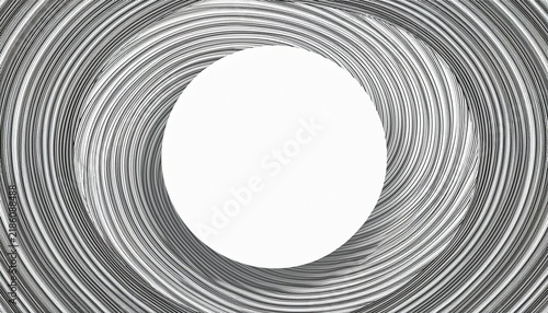 abstract background with white circle and gray concentric wave patterns