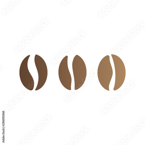 Coffee Beans Logo Template vector