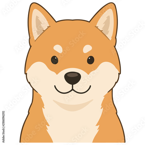 柴犬のイラスト