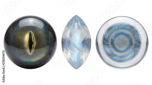 Three unique decorative stones ideal for halloween crafts and festive decorations