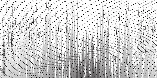 Vector dotted grid seamless pattern for bullet journal. Black point texture abstract simple