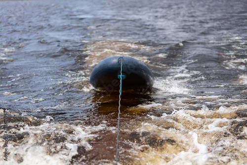 Obraz na plátně Paddleboarding, watersports equipment, outdoor recreation and changing water wat