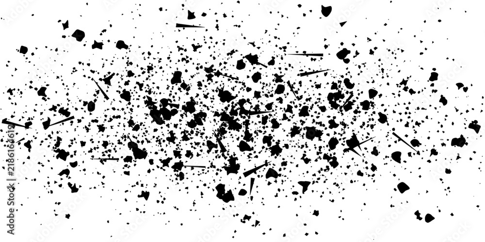 Obraz premium Abstract paint splatter texture, grungy chaotic ink splash, graphic design element.