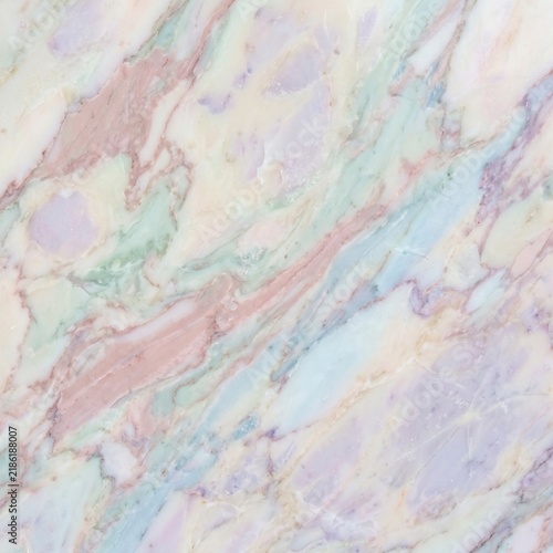 Abstract pastel marble stone texture with soft pink blue and green veins for luxury interior design