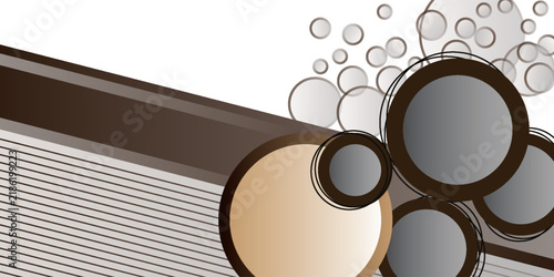 Luxury 3D wallpaper design with elegant round shapes and lines