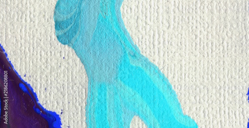 Quadro su tela Bold Brush Effects Creating Abstract Vibrant Artwork