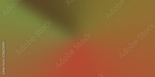 Obraz na plátně Warm sunset orange and olive green grainy gradient creates nostalgic retro vibe for advertising and creative portfolios