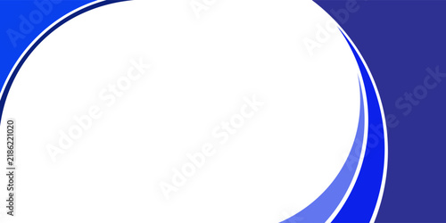 Blue Abstract Curved Background Banner For Business Web Presentation And Modern Design Templates