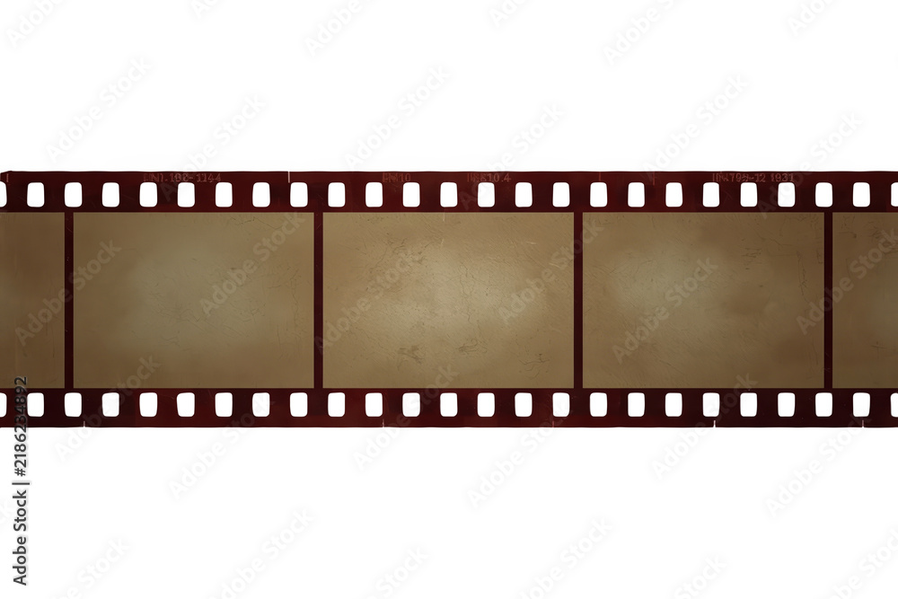 Fototapeta premium Vintage Sepia Film Strip Frames