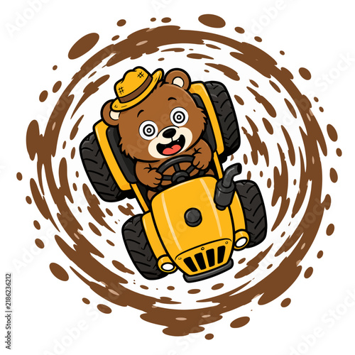 Cute Cartoon Animal Characters Collection with Bear, Puppy, Cat and Lion Vector Illustrations for Children, Pets, Toys, Greeting Cards and Fun Designs