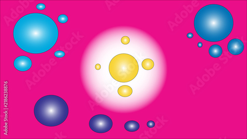 abstract background with bubble