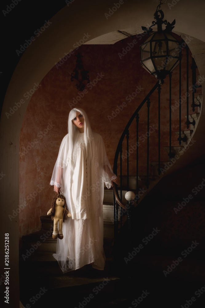 Fototapeta premium Ghost with doll