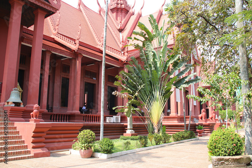Fotografía hall (national museum) in phnom penh in cambodia