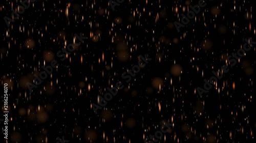 Cosmic Nebula with Glowing Gas Clouds and Scattered Stars in Deep Space