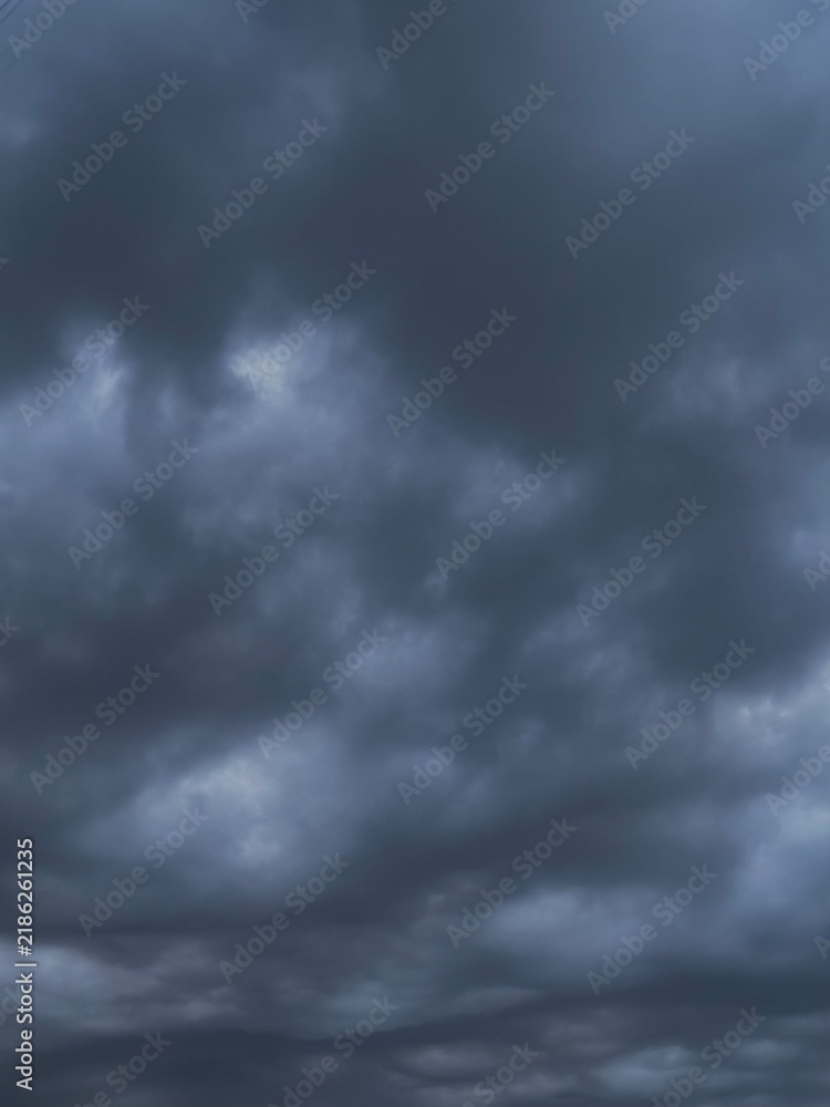 Obraz premium storm clouds over the sky