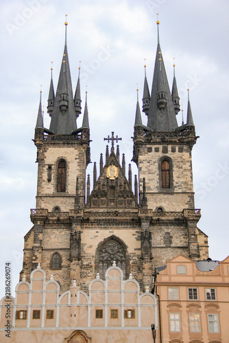 Church of our lady before tyn in Prague
