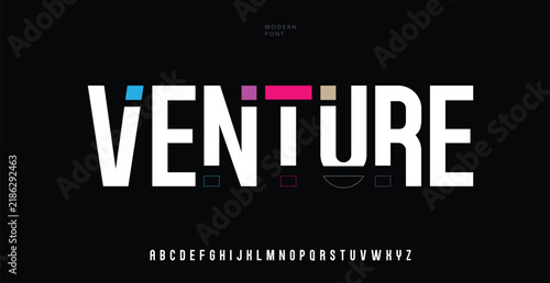 modern stylish typography letter logo design