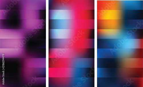 Dark Black Purple and Magenta Abstract Gradient Background