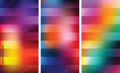 Bright Yellow Orange and Red Abstract Gradient Background